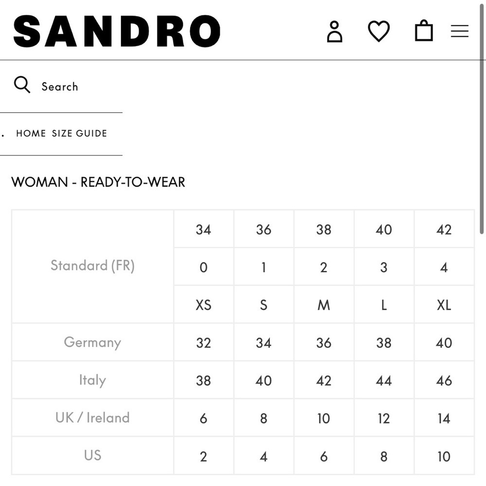 Sandro Rolly Dress Red Size FR 2 # - Picture 15 of 15